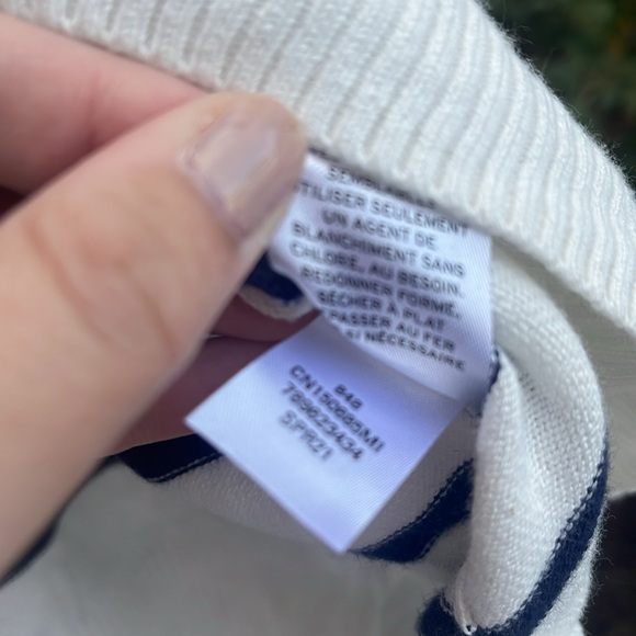 Striped jumper black and white - Picture 4 of 5